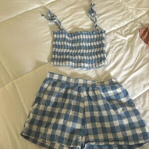 Little Pixito girls Gingham set